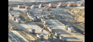 Autostrada Moldovei A7. Umbrărescu, la o nouă demonstrație de forță, pe tronsonul Bacău – Pașcani, în zona Trifești