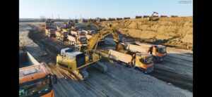 Autostrada Moldovei A7. Umbrărescu, la o nouă demonstrație de forță, pe tronsonul Bacău – Pașcani, în zona Trifești