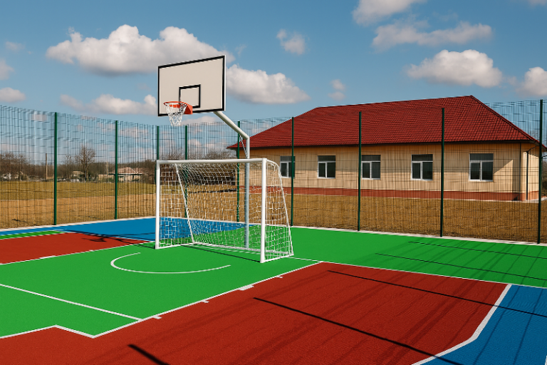 Primăria Răchiți investește 2,4 milioane lei în două terenuri de sport pentru copii și elevi