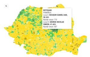 Simion a câștigat județul Botoșani,  Nicușor a bătut în municipiile Botoșani și Dorohoi