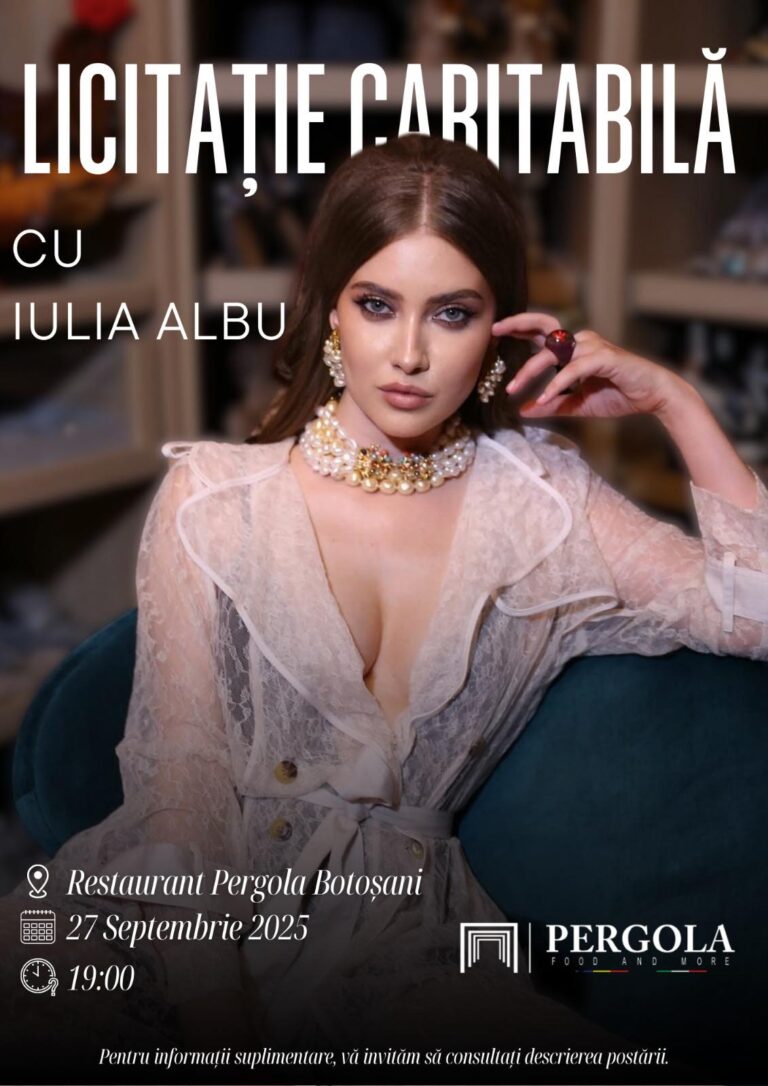 Iulia Albu vine la Pergola și își transformă rochiile în masă caldă pentru persoanele fără adăpost îngrijite de H.A.P.P.Y.