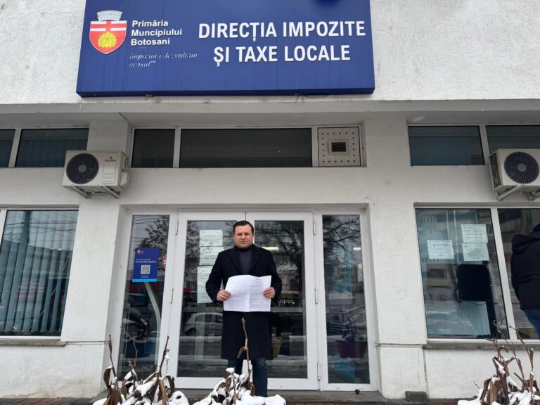 COMUNICAT DE PRESĂ Cătălin Silegeanu îndeamnă botoșănenii să se alăture procesului colectiv împotriva majorării taxelor locale COMUNICAT DE PRESĂ Cătălin Silegeanu îndeamnă botoșănenii să se alăture procesului colectiv împotriva majorării taxelor locale