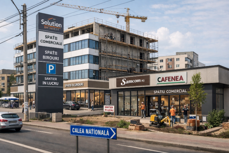 Două firme investesc pe Calea Națională, lângă Casa Lux: spații comerciale, birouri și cafenea