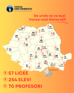 Peste 250 de elevi s-au înscris la ediția a II-a a Concursului de discursuri publice „Vocea unei Generații!”