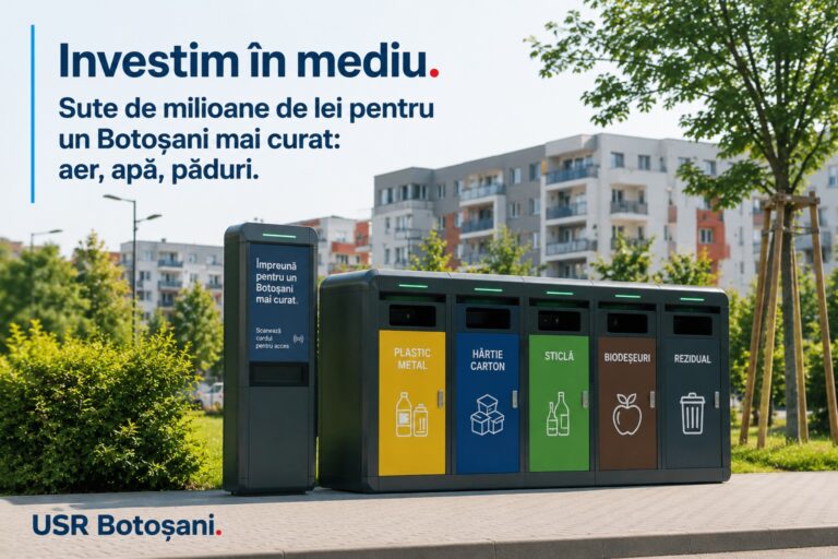 Investiții de aproape 290 de milioane de lei pentru modernizarea județului Botoșani și protecția mediului
