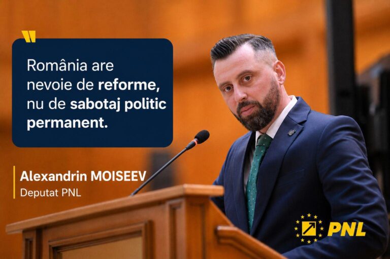 Alexandrin Moiseev (PNL): „Linșaj politic împotriva lui Ilie Bolojan. Domnilor «reclamagii», preluați guvernarea dacă puteți face mai bine”