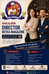 Vatra Domnească angajează inginer în industria alimentară și director rețea magazine 2 Vatra Domnească angajează inginer în industria alimentară și director rețea magazine