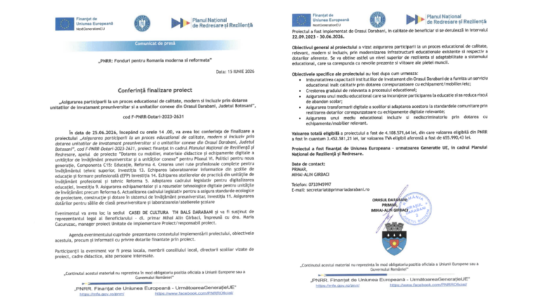 PNRR: Fonduri pentru Romania moderna si reformata