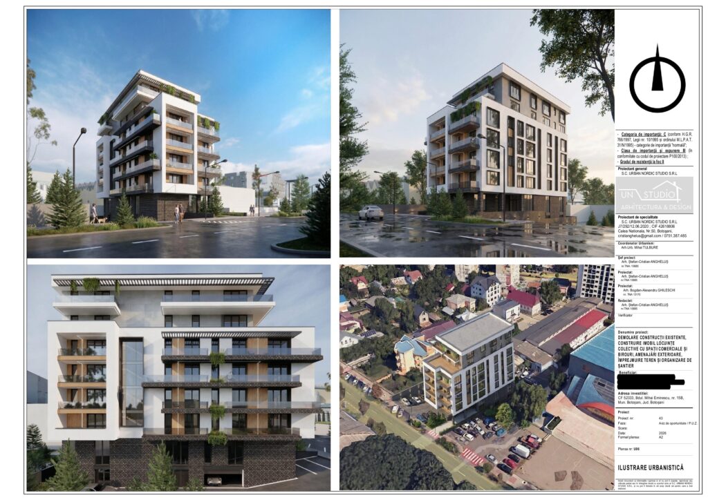 Proiect de bloc de 7 etaje în locul unui cunoscut service-auto de pe Bulevardul Mihai Eminescu Proiect de bloc de 7 etaje în locul unui cunoscut service-auto de pe Bulevardul Mihai Eminescu