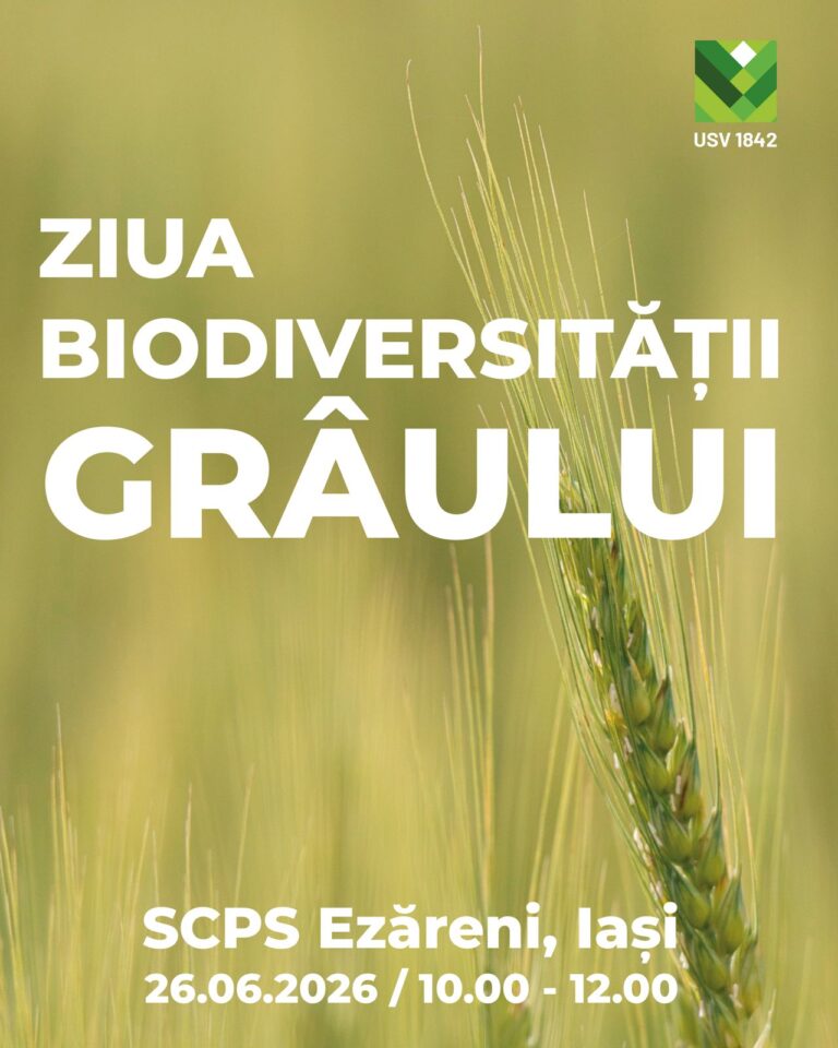 Ziua Biodiversității Grâului, organizată de USV Iași la Ezăreni