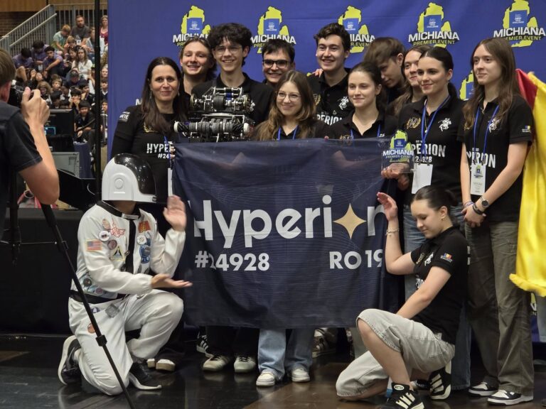 Hyperion Robotics Botoșani, locul 2 mondial la Inspire Award: cea mai mare performanță a unei echipe românești la Michiana Premier Event
