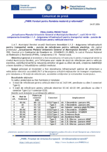 Proiect PNRR finalizat de Primăria municipiului Dorohoi