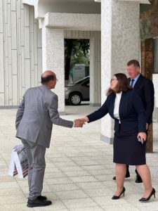 Ambasadorul Republicii India în România, în vizită la Botoșani. Curelariu și Bursuc l-au primit în Palatul Administrativ