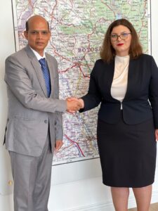 Ambasadorul Republicii India în România, în vizită la Botoșani. Curelariu și Bursuc l-au primit în Palatul Administrativ
