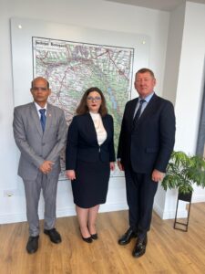 Ambasadorul Republicii India în România, în vizită la Botoșani. Curelariu și Bursuc l-au primit în Palatul Administrativ