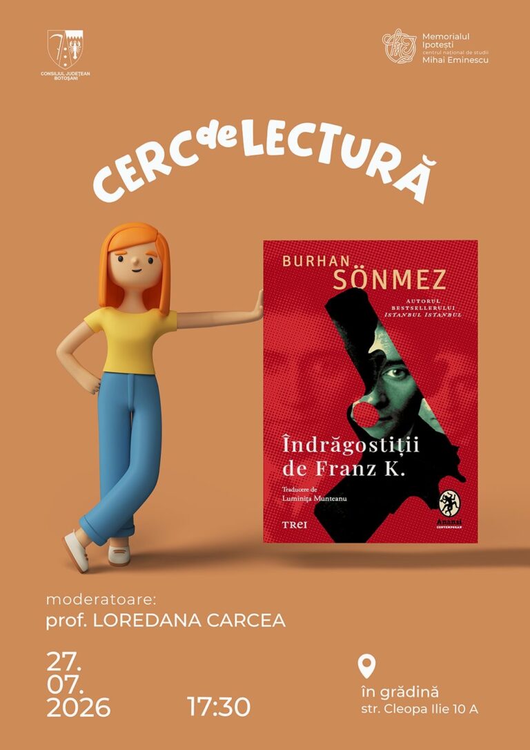 De partea cui stă adevărul? Cercul de lectură de la Memorialul Ipotești analizează romanul lui Burhan Sönmez