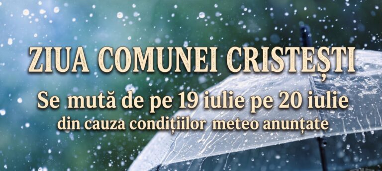 ANUNȚ IMPORTANT privind Ziua Comunei Cristești!