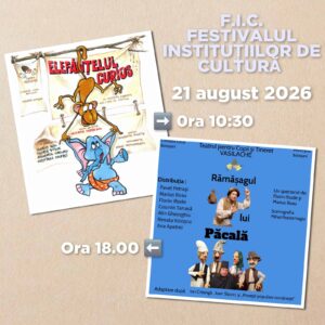 Ștefan Bănică vine festivalul care face istorie în centrul vechi